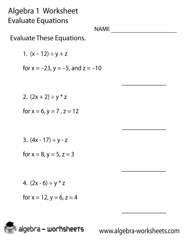 Exponent Worksheets - Math Worksheets 4 Kids